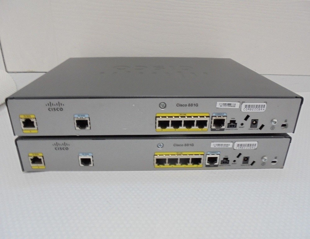 881G-K9 + PCEX-3G-HSPA Firewall IPSec VPN 3DES/AES 3G Router no Antenna original