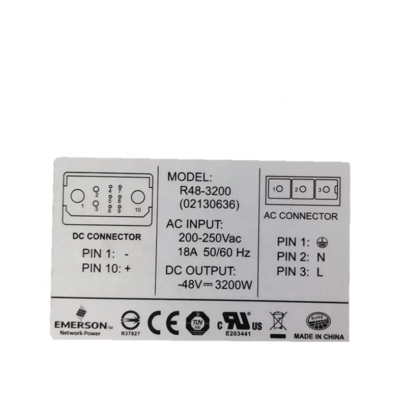 New Packing EMERSON R48-3200 50A 3200W DC Power Rectifier DC Power Supply For Netsure 701