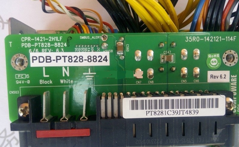PDB (back) 3U Power supply box for  ZXMP S325 S200 S330 S360 S385